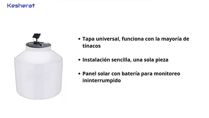 Tapa Inteligente sensor medidor de agua para tinaco K2